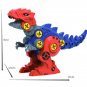 5 IN 1 Children Assembly Dinosaur Transformation Dino Robot Constructor Screw DIY