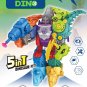 5 IN 1 Children Assembly Dinosaur Transformation Dino Robot Constructor Screw DIY