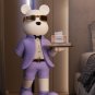 93cm Nordic Style Large Home Decoration Lightsaber Bear Statue Light Luxury Room Decor
