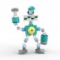 BuildMoc My Singing Music Chorus Wubbox Robot Figures Building Blocks Set Cute