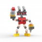 BuildMoc My Singing Music Chorus Wubbox Robot Figures Building Blocks Set Cute