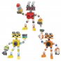 BuildMoc My Singing Music Chorus Wubbox Robot Figures Building Blocks Set Cute