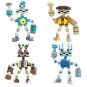 BuildMoc My Singing Music Chorus Wubbox Robot Figures Building Blocks Set Cute