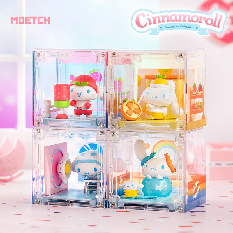 MOETCH Cinnamoroll Sanrio Blind Boxes Kawaii Anime Figure Mystery Toys