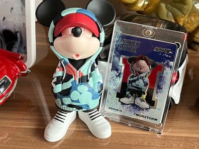 Stock 15cm Disney Mickey Mouse Minnie Figure Cartoon Tidal Suit Decoration