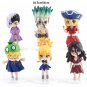 6PCS/Set Dr.STONE Figures Toy Anime Kingdom Of Science