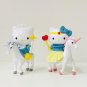 Hello Kitty Sanrio Figure Kawaii Toy Cartoon Model Figurines Collection Decoration