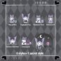 Sanrio Kuromi Blind Box Anime Collection Model Statue Lucky Divination Series Action