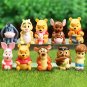 10pcs Disney Winnie The Pooh Piglet Tigger Eeyore Rabbit Owl Anime Action