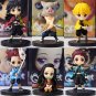6pcs/set Demon Slayer Kimetsu no Yaiba anime Figure Tanjirou Nezuko Action
