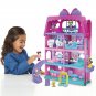 Bow-Tel Hotel, 2-Sided Playset with Lights, Sounds, and Elevator, 20 Pieces