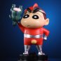 13CM Anime Crayon Shin Chan Cos Ultraman Action Figure Bare fart monster