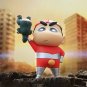 13CM Anime Crayon Shin Chan Cos Ultraman Action Figure Bare fart monster