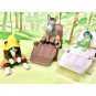 Bandai Original Gashapon Cute Sauna Animals Capsule Toy Doll Model Gift Figures Collect Ornament