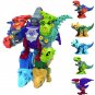5 IN 1 Children Assembly Dinosaur Transformation Dino Robot Constructor Screw DIY