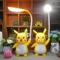 New Genuine Pokemon Pikachu Desk Lamp 3 Gears Adjustable Light USB Charging LED Eye