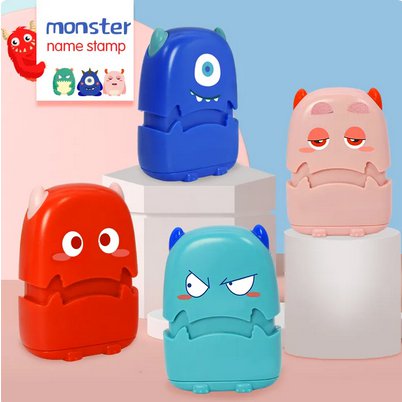 Baby Name Stamp Custom-made DIY Gift for Children Seal Student Clothes Chapter Not Easy