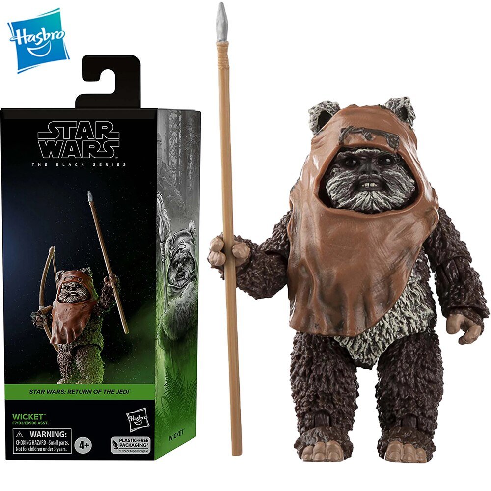Original Hasbro Star Wars The Black Series Return of The Jedi Wicket W. Warrick 6 inches