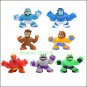 Super Heroes Go Jit Games Zu Action Figures Super Elastic Animal Doll Rubber Man