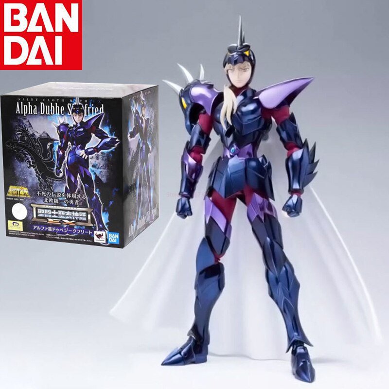 Original Bandai Saint Cloth Myth Ex Alpha Duhbe Siegfried Pvc In Stock Anime Action