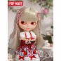 15cm Original Blythe Strawberries Dress Blind Box Doll Kawaii Ornaments Figurines Home