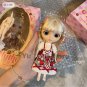 15cm Original Blythe Strawberries Dress Blind Box Doll Kawaii Ornaments Figurines Home