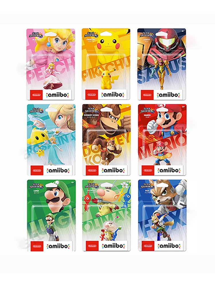 Amiibo Original NFC Switch Anime Figures Super Smash Bros