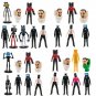 Set Skibidi Toilet Man Camera Man Figure TV Man Speaker Man Model Cameraman Action