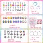 Children's Handmade Jewelry DIY Crystal Beaded Pendant Children's Jewelry Set Gift Box toys