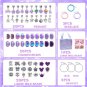Children's Handmade Jewelry DIY Crystal Beaded Pendant Children's Jewelry Set Gift Box toys