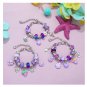 Children's Handmade Jewelry DIY Crystal Beaded Pendant Children's Jewelry Set Gift Box toys