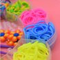 Diy colorful gum kids toys rubber bands bracelet loom for girl hair band refill make woven bracelets