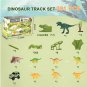 Dinosaur Set Railway Toy Car Track Flexible Track Race Car Magic Track Electric Car Toys