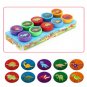 Assorted Stamps for Kids Self-ink Stamps Children Toy Stamps Smiley Face Seal Scrapbooking DIY
