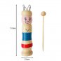 DIY Wooden Doll Knitter Set Knitting Rope Loom Braided Maker Yarn Wool Accessory
