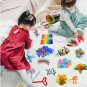 Children Puzzle Toys in Barrels Handmade DIY Material Package Gift Children Elastic Thread Feather
