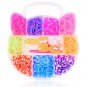 Rubber Bands Creative Colorful Loom Band Set Rainbow Bracelet Making Kit DIY Woven Bracelets Craft