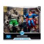 Original Anime Figure Mcfarlane Dc Superman Vs Doomsady Action Figure Gold