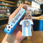 Football Player Figure Soccer Star Keychain Bag Pendant Collection Doll Star Sports