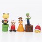 48pcs Mario Family Character Toy Action Figures Model Mini Micro Landscape Small