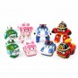 6pcs/Set Korea Toys Poli Robocar Transformation Robot Toys Car