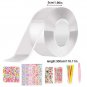 Blowing Bubble Tape Magical DIY Bubble Nano Toy Multi-Purpose PET Material DIY