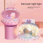 Children's Handmade DIY Mermaid Small Night Lamp Toddler Sleeping Shell Lamp Decoration Educational