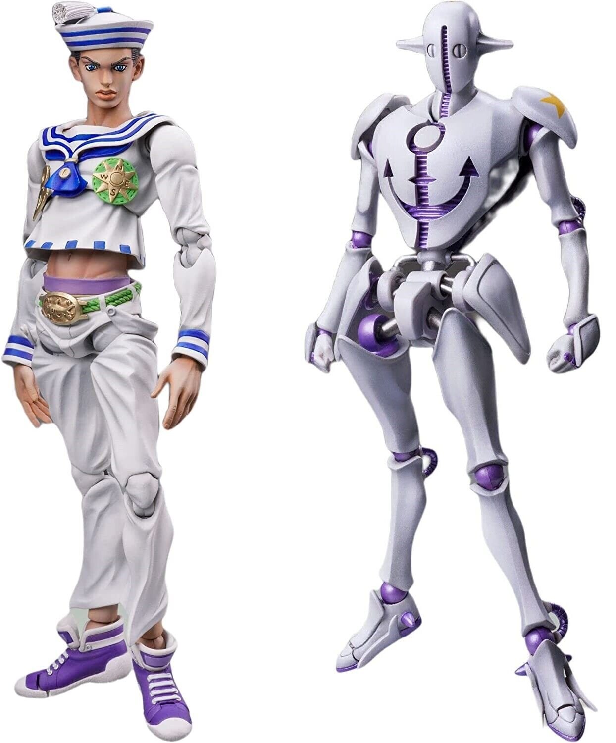 JoJo's Bizarre Adventure Super Action Statue Figure 8th part Josuke & Soft F/S Buy 1 GeT 2