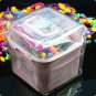 550Pcs DIY Handmade Cordless String Beaded Toy With Storage Box Creative Girl Jewelry Bracelet