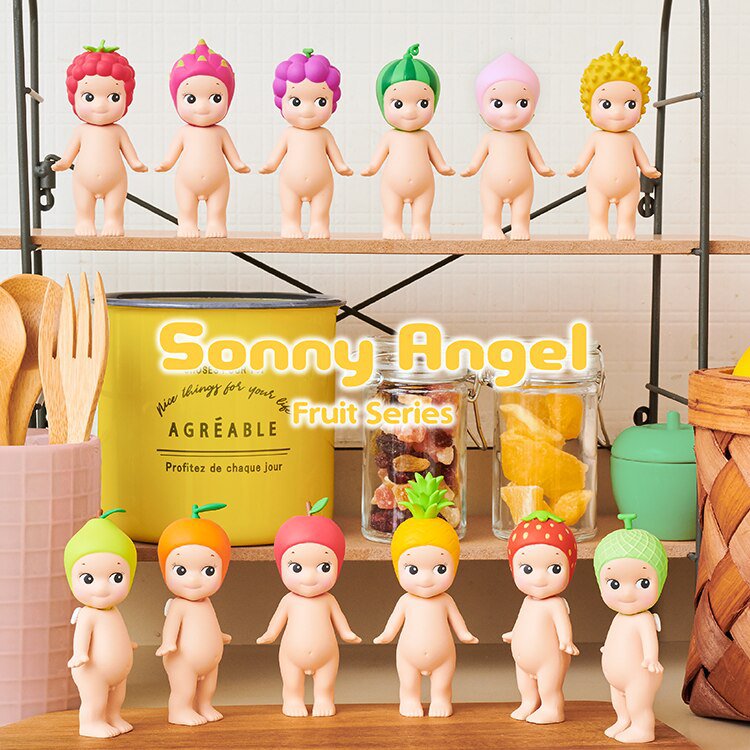 Sonny Angel New Fruit Series Blind Box Durian Watermelon Kawaii Mini Figure Suprise Bag