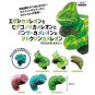 Japan QUALIA Original Capsule Toys Cute Kawaii Chubby Stone Gecko Ball