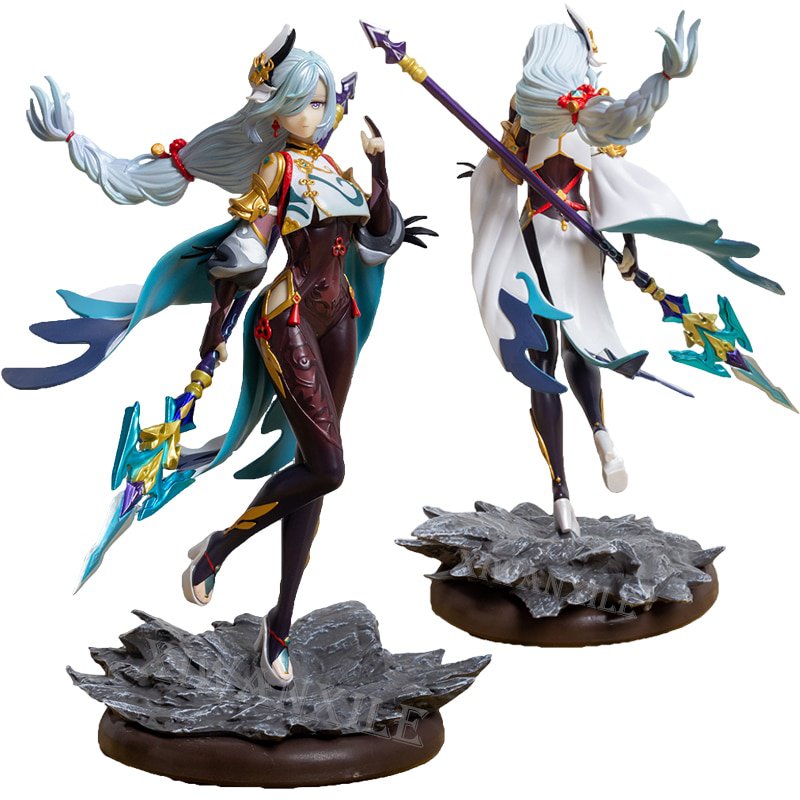 28cm Genshin Impact Shenhe Anime Figure Mona/Nahida Action Figure Raiden