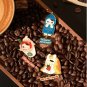 POP MART PUCKY Rabbit Cafe Series-Badge Blind Box 1PC/12PCS Pin Mystery Box