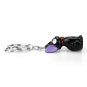 Anime Kiki's Delivery Service Black Cat JiJi PVC Doll Keychain 5CM